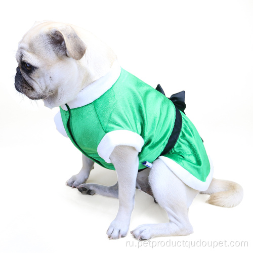 Классическая одежда для собак Super Fabric Рождественское платье для домашних животных